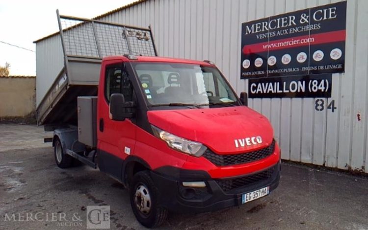 IVECO 35C13 BENNE SIMPLE CABINE COFFRE  EG-357-HA