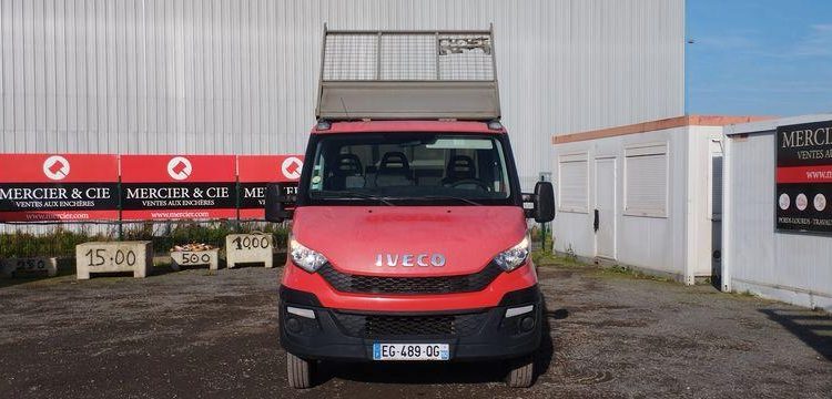 IVECO 35C13 BENNE SIMPLE CABINE COFFRE  EG-489-QG