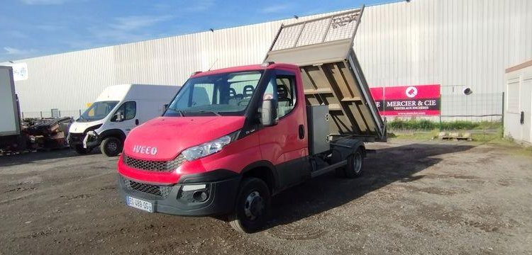 IVECO 35C13 BENNE SIMPLE CABINE COFFRE  EG-489-QG