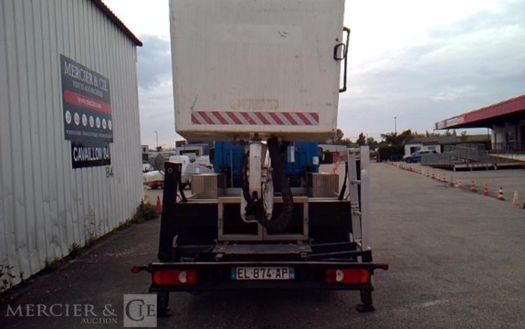 NISSAN CABSTAR 35.12 NACELLE SUR VL 17M 1372H BLANC/BLEU EL-874-AP