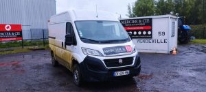 FIAT DUCATO2.0 MULTIJET 115CV FOURGON 12M3 DIESEL NON ROULANT – 97970 KMS ANNEE 2018 BLANC EV-426-FN