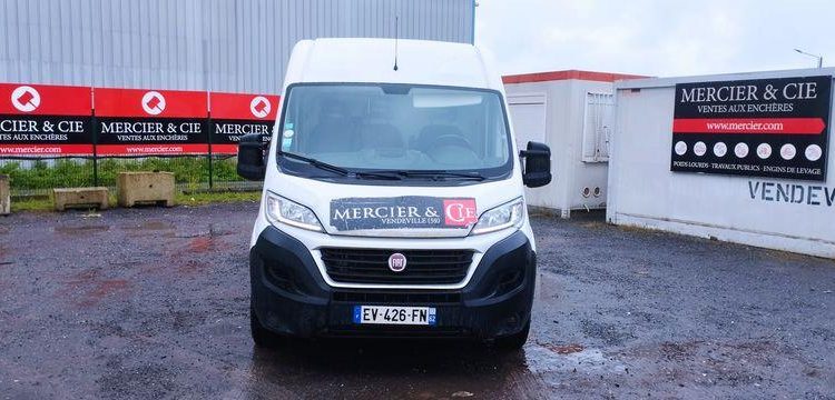 FIAT DUCATO2.0 MULTIJET 115CV FOURGON 12M3 DIESEL NON ROULANT – 97970 KMS ANNEE 2018 BLANC EV-426-FN