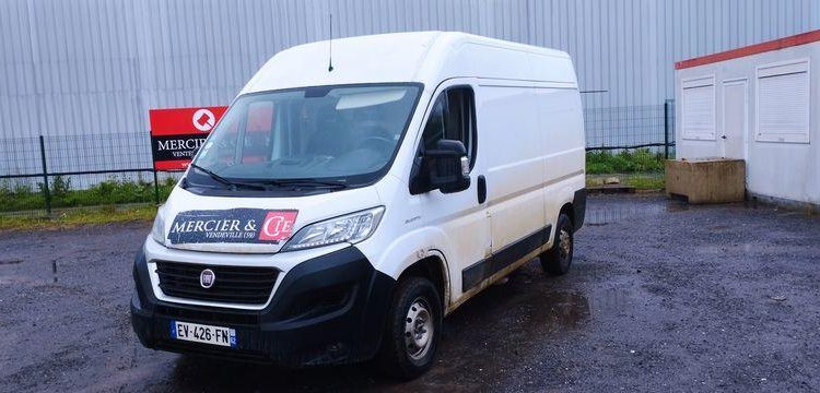 FIAT DUCATO2.0 MULTIJET 115CV FOURGON 12M3 DIESEL NON ROULANT – 97970 KMS ANNEE 2018 BLANC EV-426-FN