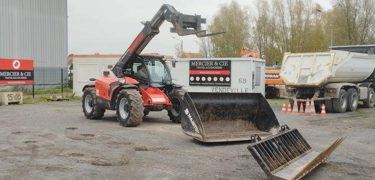 MANITOU CHARIOT TELESCOPIQUE  MLT 733-115 D – DIESEL – CAPACITE 9,5 T – HAUTEUR : 6,9 M  FR-666-YY