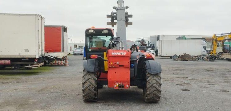 MANITOU CHARIOT TELESCOPIQUE  MLT 733-115 D – DIESEL – CAPACITE 9,5 T – HAUTEUR : 6,9 M  FR-666-YY