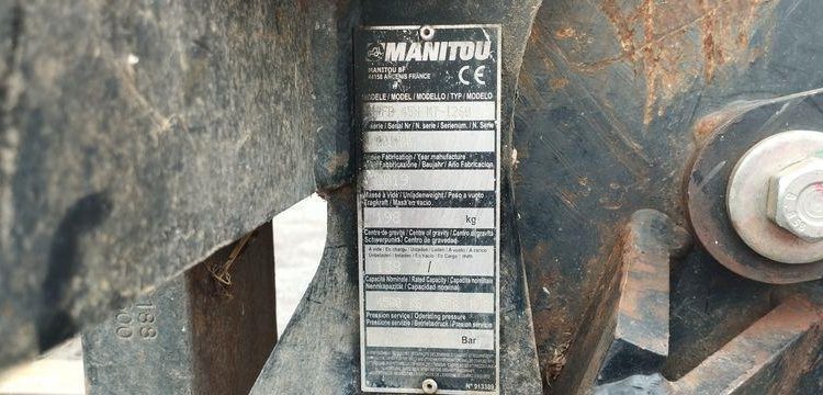 MANITOU CHARIOT TELESCOPIQUE  MLT 733-115 D – DIESEL – CAPACITE 9,5 T – HAUTEUR : 6,9 M  FR-666-YY