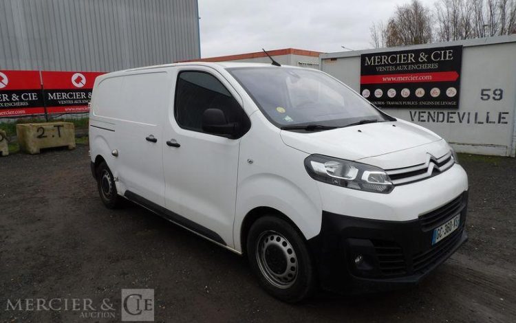 CITROEN JUMPY M BLUEHDI120 S&S – 34378 KMS – ANNEE 2021 BLANC GC-360-VS