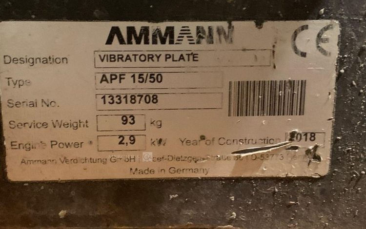 AMMANN APF 15/50  PLA010880