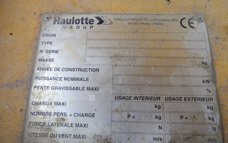 HAULOTTE COMPACT 10  SCI731110