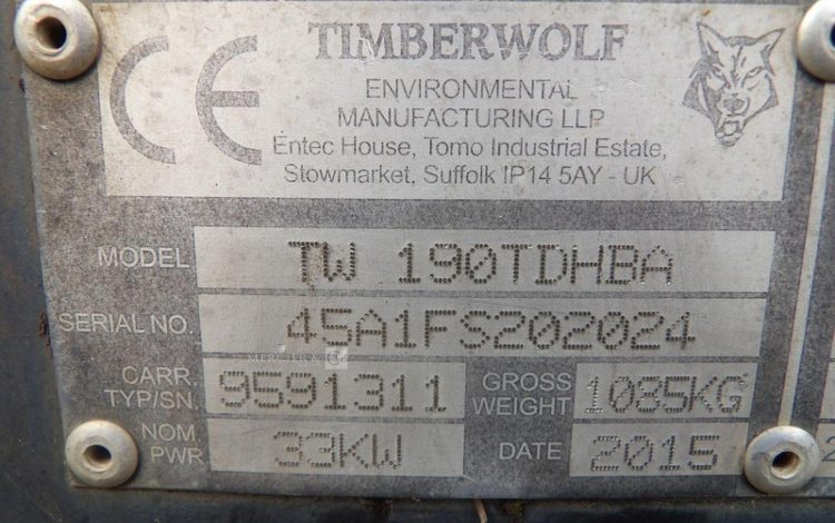 TIMBERWOLF TW190 TDHBA  BRO010035