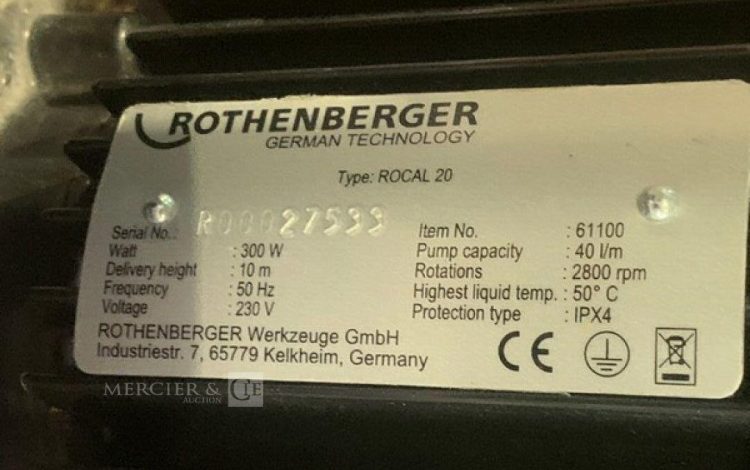 ROTHENBERGER ROCAL 20  28MAM11