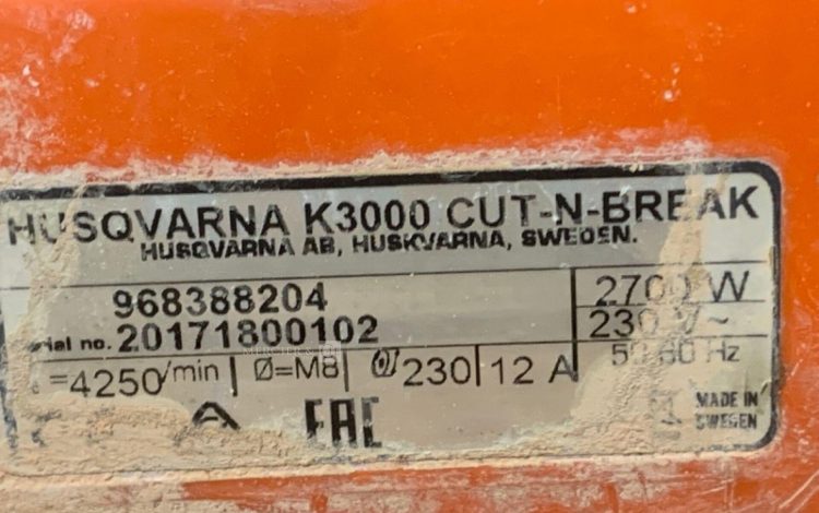 HUSQVARNA K3000  124MAM11