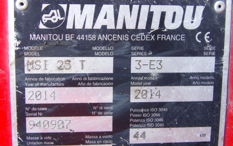 MANITOU MSI 25T / 3-E3  163149