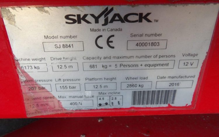 SKYJACK SJ8841  222710