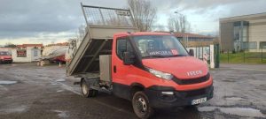 IVECO 35C13 BENNE SIMPLE CABINE COFFRE  EG-428-QG