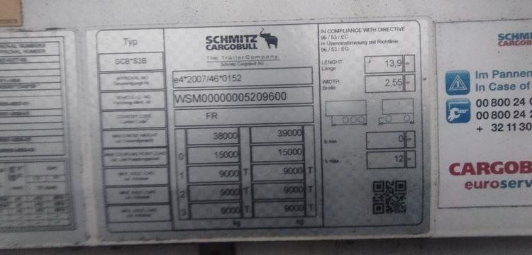 SCHMITZ SEMI REMORQUE SSKO 24L 13,62 FP 25 EXPRESS  EZ-626-KH