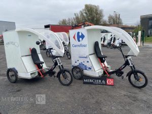 YOKLER LOT DE 2 VELOS TRICYCLE CARGO YOKLER ELECTRIQUE – COFFRE ARRIERE 1M3  YOK01