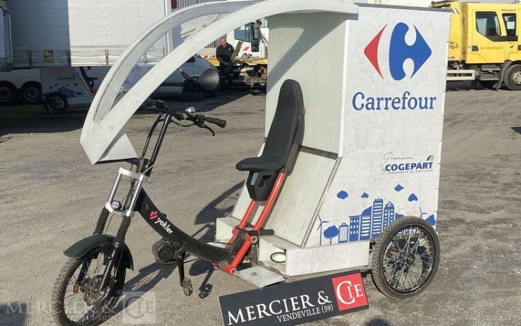 YOKLER LOT DE 2 VELOS TRICYCLE CARGO YOKLER ELECTRIQUE – COFFRE ARRIERE 1M3  YOK01