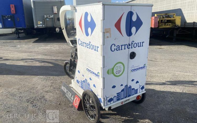 YOKLER LOT DE 2 VELOS TRICYCLE CARGO YOKLER ELECTRIQUE – COFFRE ARRIERE 1M3  YOK01