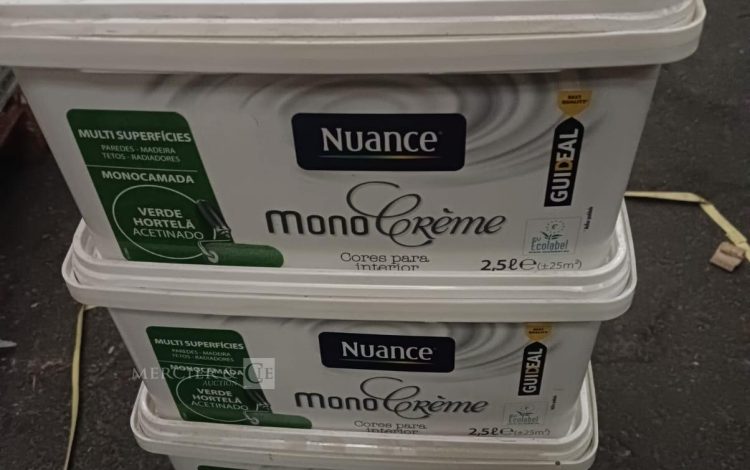 Autre Lot de 10 seaux de peinture Verde Hortela  2,5L Mono-Crème marque Nuance  160