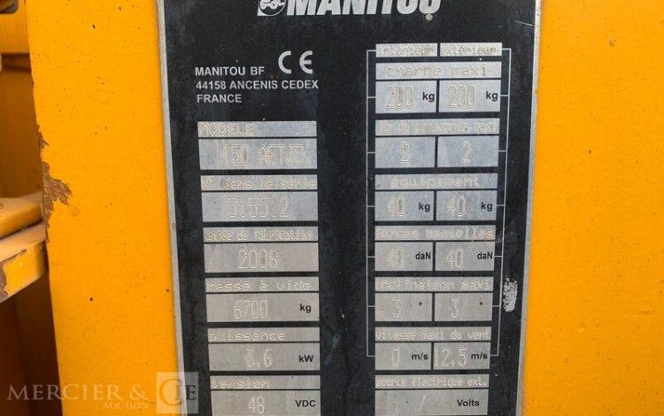 MANITOU 150AETJC  ELE010045