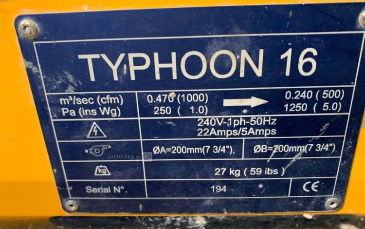 CALOREX TYPHOON 16  SOU010160