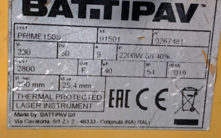 BATTIPAV PRIME150S  STC010066