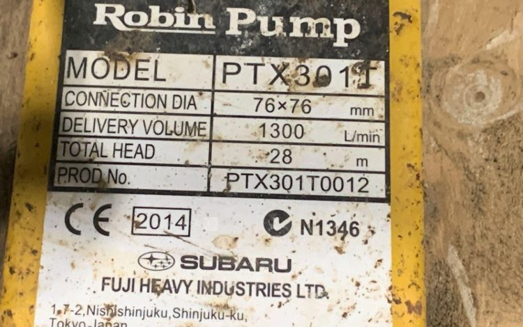 ROBIN PUMP PTX301T  POM010052