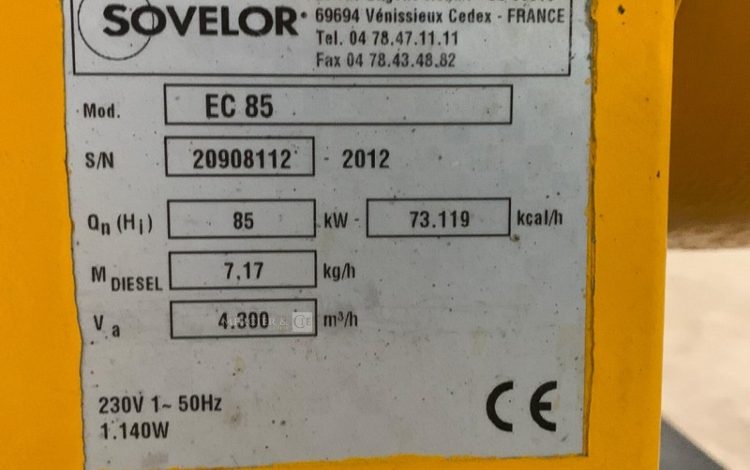 SOVELOR EC 85  CID010096