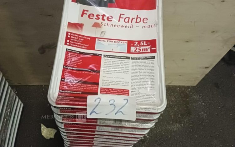 Autre Lot de 20 pots de peinture Feste Farbe Netto 2,5L  226