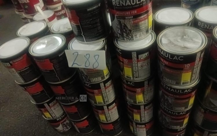 Autre Lot de 50 pots de peinture fer , 0,5L marque RENULAC  279