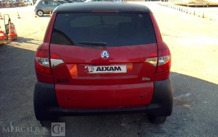 AIXAM VOITURE SANS PERMIS CITY BLACK EDITION ROUGE AIXA