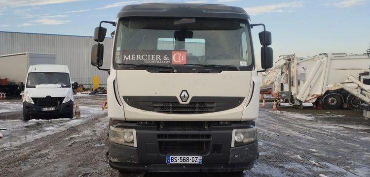 RENAULT RENAULT PREMIUM LANDER 430 DXI 6X2 AMPLIROLL – DIESEL – 577864 KMS – ANNEE 2011 BLANC BS-568-GZ