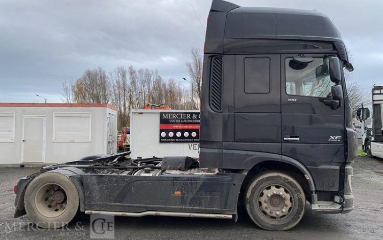 DAF TRACTEUR ROUTIER 510 XF EURO6 – PTAC 19T – 743253 KMS – ANNEE 2016 NOIR EE-107-VW