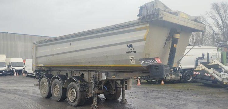 WIELTON SEMI REMORQUE BENNE – WIELTON – 3 ESSIEUS – PTAC : 38 TONNES – ANNEE 2018  EY-067-TP