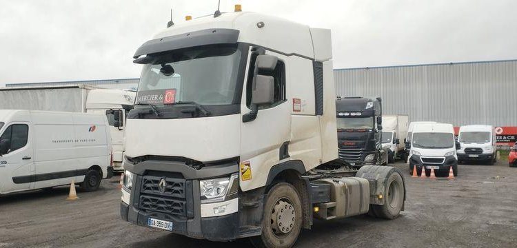 RENAULT TRACTEUR ROUTIER T520 DTI13 – PTAC : 20,5 T – DIESEL – 311785 KMS – ANNEE 2021 BLANC GA-359-DV