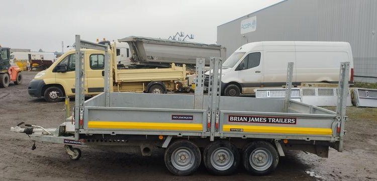 BRIAN JAMES TRAILERS REMORQUE BRIAN JAMES TRAILERS BENNE P-DRAW-1910 – 3 ESSIEUX – PTAC 3,5 TONNES  GF-996-TN