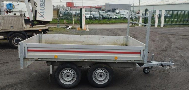 VDM TRAILERS REMORQUE  PLATEAU RIDELLES – PTAC :499 KGS-  2 ESSIEUX – NON IMMATRICULEE  VDM2