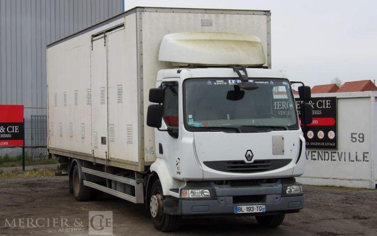 RENAULT MIDLUM 270 DXI CAISSE RIGIDE AVEC HAYON  BL-193-TG