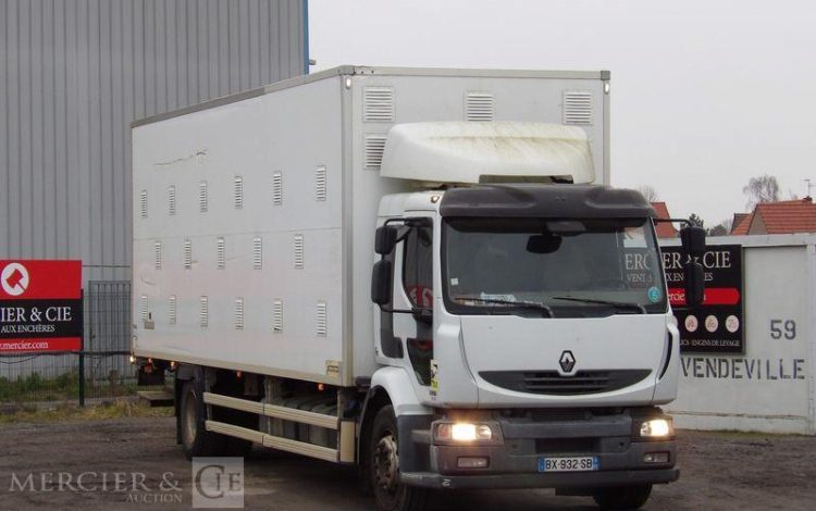 RENAULT MIDLUM 270 DXI CAISSE RIGIDE AVEC HAYON BLANC BX-932-SB