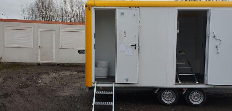 CNSE ABRIS DE CHANTIER ISOLE TRACTABLE VESTIAIRE/REFECTOIRE AVEC KITCHENETTE + DOUCHE  GK-404-FR