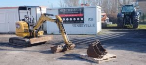 CATERPILLAR MINI PELLE 302.7DCR SUR CHENILLES – 2,67 TONNES – DIESEL – ANNEE 2017  3949