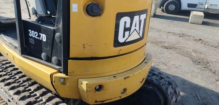 CATERPILLAR MINI PELLE 302.7DCR SUR CHENILLES – 2,67 TONNES – DIESEL – ANNEE 2017  3949