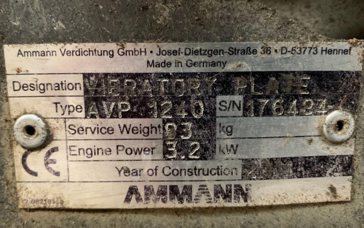 AMMANN AVP1240  PLA010120