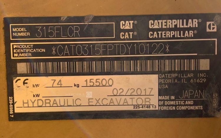 CATERPILLAR 315FLCR  315FLCR